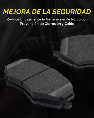 Vista 8 de TOVASTY Kit de freno trasero E-Coated para Honda Civic 2006-2015