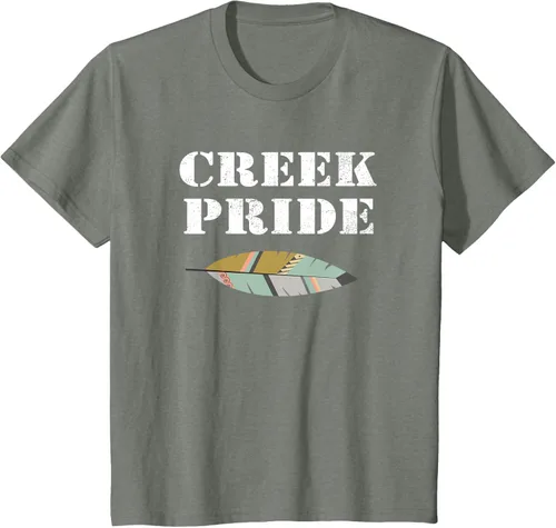 Vista 79 de Creek Native American Pride - Camiseta, Negro, S