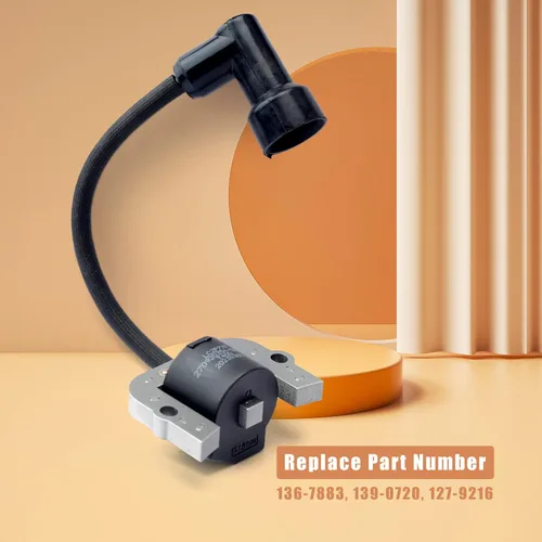 Vista 8 de 2 piezas Módulo de bobina de encendido Compatible con cortacéspedes Toro Titan TimeCutter Exmark Series 136-7883 139-0720 127-9216 compatible