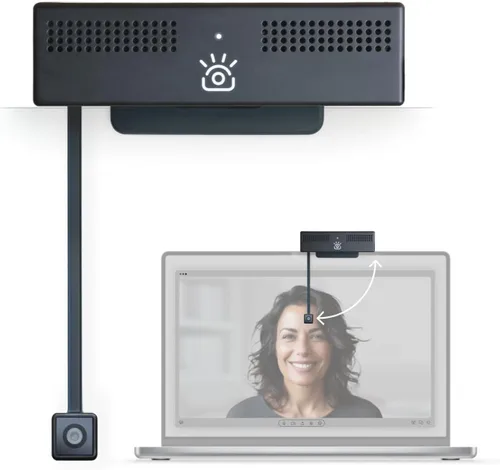 Vista 9 de iContact Camera Cámara web de contacto ocular ProXL 4K para monitores de 30