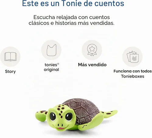 Vista 4 de Tonies Bobby The Sea Turtle - Figura de juguete de audio de Conservation Crew