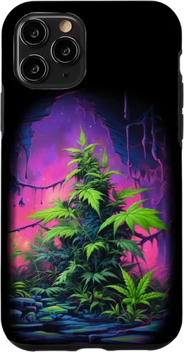 Vista 29 de 420, Colorful Weed Phone Accessory, Pink, Green & Purple Case for iPhone 16