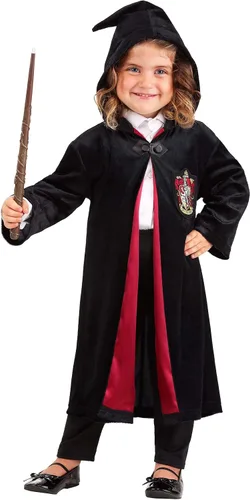 Vista 2 de Fun Costumes Harry Potter Deluxe Hermione Gryffindor - Bata para niños pequeños