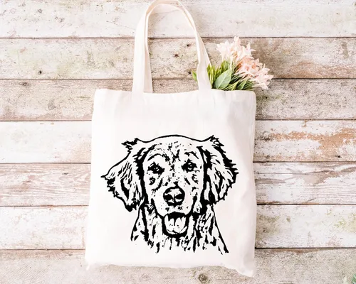Vista 2 de Pet Studio Art Bolsa de mano para perros, Golden retriever
