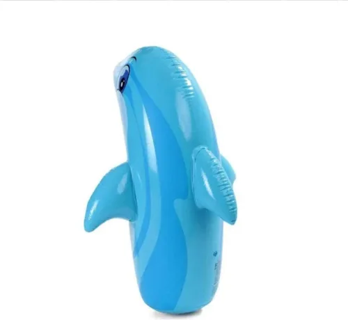 Vista 2 de Intex 3D Bop Bag Inflable Blow Up Saco de boxeo Juguetes (Dolphin)