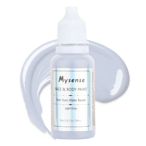 Vista 11 de Mysense Pintura corporal verde de Amazonas, maquillaje de disfraz de Gamora de la bruja Elphaba de Halloween, accesorios de atuendo del día de San