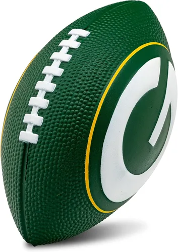 Vista 9 de Franklin Sports NFL - Fútbol americano de espuma para niños, pelota suave de tamaño junior de 8.5 pulgadas con logotipos 3D, perfecta para el día