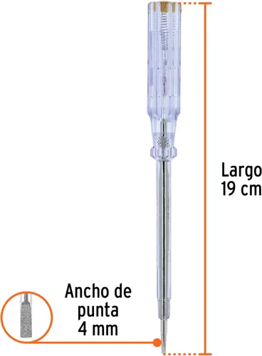 Vista 3 de TRUPER PROCO-19 Probadores de circuito de CA 7 1/2" (19cm)