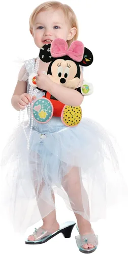 Vista 4 de Clementoni Disney Baby Minnie Play and Learn Talking - Peluche de peluche, multicolor, estándar, 17304