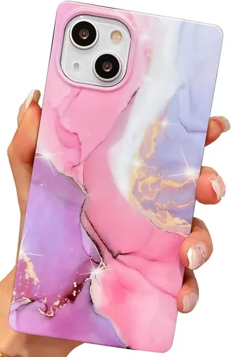 Vista 13 de Elegante funda con patrón de perlas compatible con iPhone, de borde rectangular, delgada, suave, de silicona de poliuretano termoplástico (TPU)