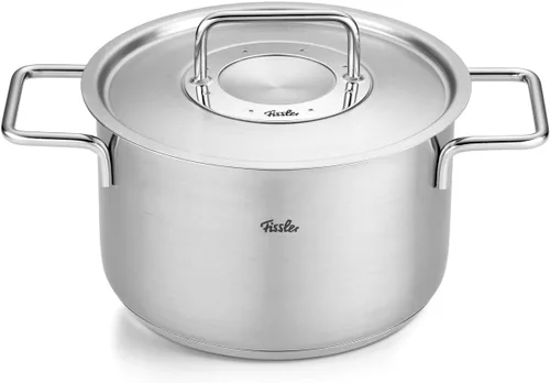Vista 10 de Fissler Pure Collection - Olla de acero inoxidable de 2.2 cuartos de galón con tapa de metal