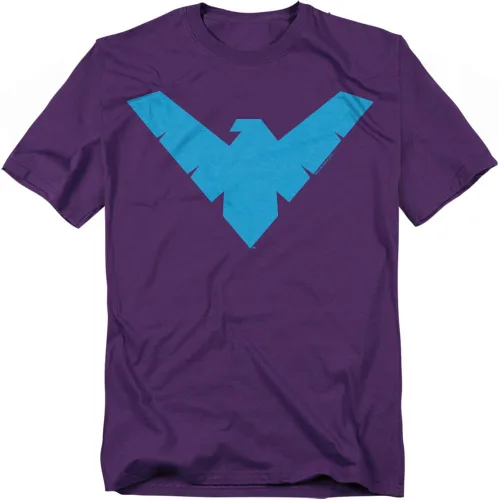 Vista 7 de Popfunk Camiseta Nightwing Logo Negro a. negro