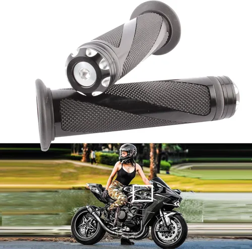 Vista 2 de Empuñaduras de mano para motocicleta de 7/8 pulgadas, gel compatible con Sportster 883 Street Bike Dirt Bike Cruiser y chopper