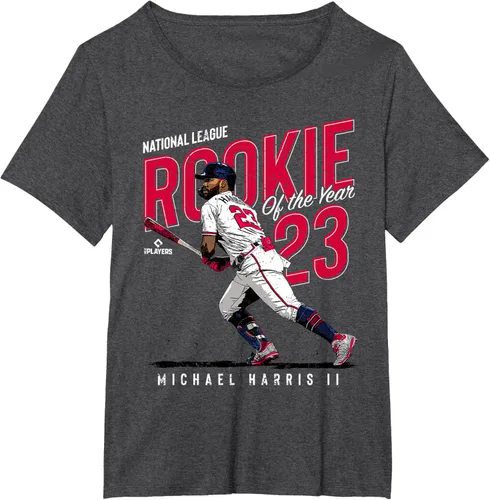 Vista 5 de Camiseta Rookie of the Year Michael Harris II Atlanta MLBPA, Negro