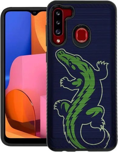 Vista 12 de CasesOnDeck - Carcasa resistente compatible con Samsung Galaxy A21 y A21 (armadura cepillada)