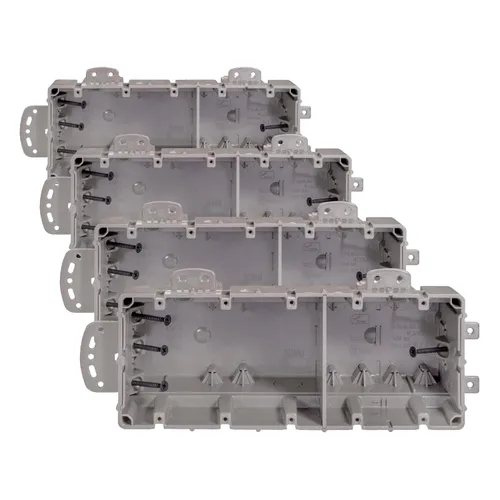 Vista 24 de Southwire MSBMMT1G Caja de dispositivo de montaje múltiple de 1 banda con profundidad ajustable; resistente 42 libras