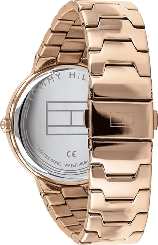 Vista 3 de Tommy Hilfiger Reloj multifunción de cuarzo de acero inoxidable y pulsera para mujer color clavel modelo 1782076 Carnation Reloj de cuarzo