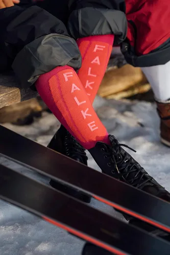 Vista 7 de FALKE Calcetines de esquí SK5 para mujer, seda, más colores, 1 par