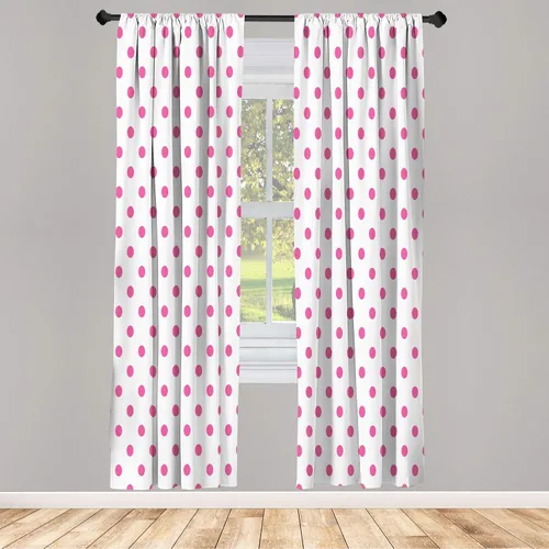 Vista 10 de Ambesonne - Cortinas amarillas para ventana, arte moderno escandinavo de escena de jardín con flores de tulipán y mariposas bailando, juego de 2