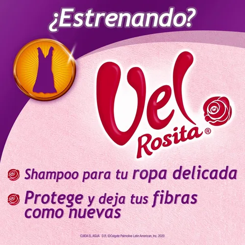 Vista 5 de Detergente Liquido para Ropa Vel Rosita Delicada 15.2 fl oz