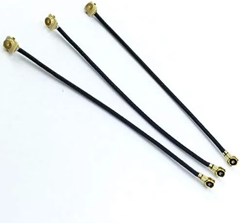 Vista 2 de HUYUN Antena IPEX 4 a IPEX 1 de 3 piezas para BCM94360CSAX / BCM94360CS2 / BCM94360CS2AX / BCM94352Z