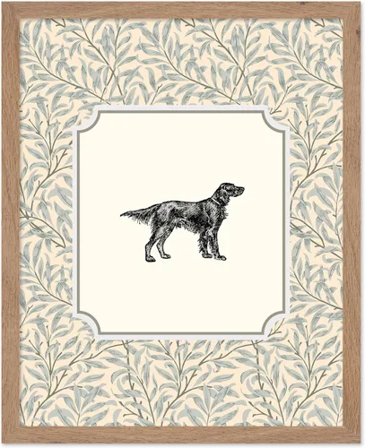 Vista 37 de Poster Master Póster Vintage de Cocker Spaniel Inglés - Impronta Retro de Perro - Arte Floral - Arte de Cachorros - Arte para Amantes de Animales