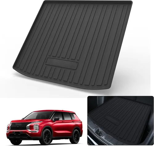 Vista 7 de Elsetyler Revestimiento de carga para viaje 2021 – TPO negro para todo tipo de clima, resistente al agua, bandeja de carga trasera, protector