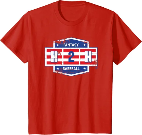 Vista 3 de H2H Fantasy orgullo americano de béisbol playera Azul Marino