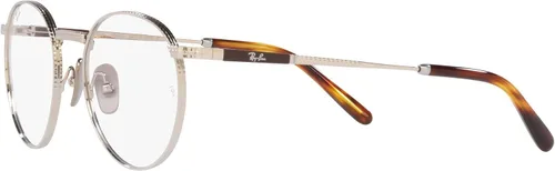 Vista 3 de Ray-Ban RX8237v - Marcos redondos de titanio con receta