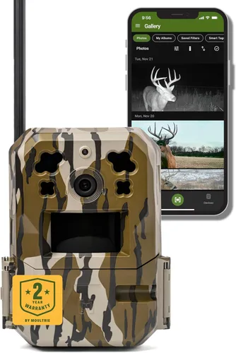 Vista 5 de Moultrie Edge Pro - Cámara de rastreo celular con batería PowerMag - 36MP 3350mAh PowerMag Lithium Ion Battery, Scout from Anywhere, HD photos via