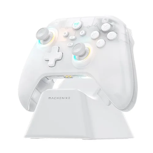 Vista 11 de Machenike G3V2 Bluetooth Controller for Pc/Switch/Ios/Android, Hall Effect Joysticks, RGB Lighting Gaming Controller,2 Programmable Buttons,1000mah