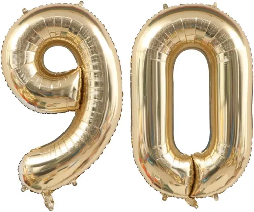 Vista 66 de Globo dorado claro con el número 0 de aluminio de 40 pulgadas, color oro champán, globo de helio 0 Mylar Oro claro 0