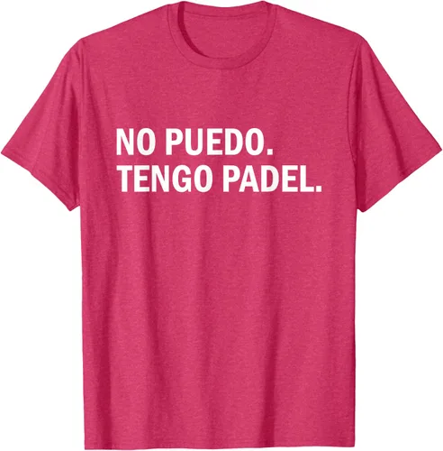 Vista 34 de Camiseta de jugador divertido No Puedo Tengo Padel Hobby