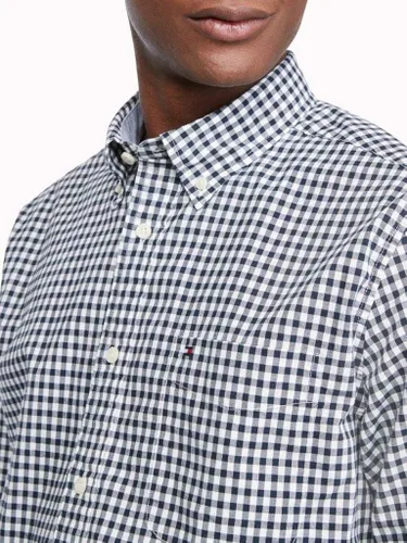 Vista 3 de Tommy Hilfiger Camisa casual de manga larga con botones para hombre en ajuste clásico