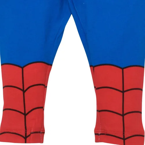 Vista 7 de Marvel Avengers Captain America Spider-Man Girls Cosplay Dress Leggings and Headband Newborn to Toddler