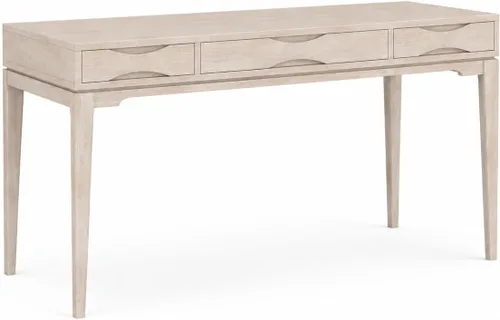 Vista 19 de SIMPLIHOME Harper 48" Wide Solid Wood Writing Desk in Black