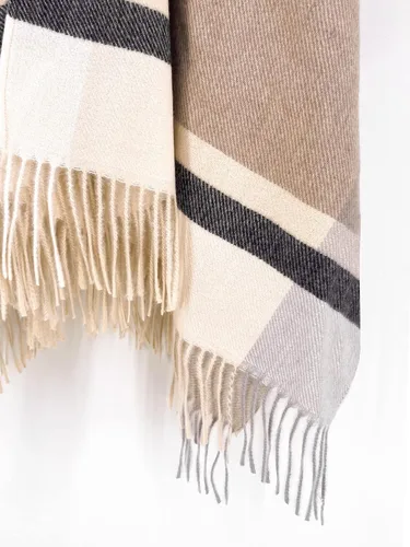 Vista 70 de Moss Rose Chal de viaje para mujer, capa tipo poncho de frente abierto para otoño e invierno
