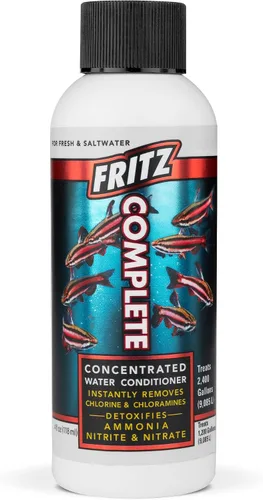 Vista 13 de Fritz Aquatics Acondicionador de agua/declorador completo para acuarios de agua dulce y salada (2 onzas)