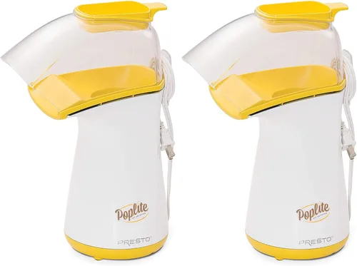 Vista 10 de Presto 04867 Poplite Plus Hot Air Popcorn Popper - Taza Medidora Incorporada + Derrite Mantequilla, Fácil de Limpiar, Enrollador de Cable Aguamarina