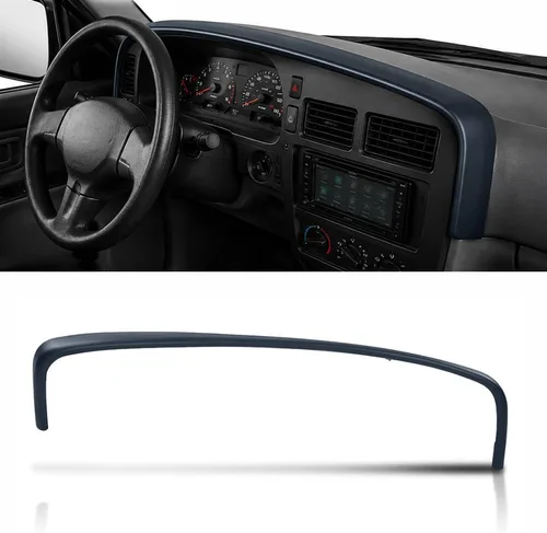 Vista 12 de PIT66 Bisel superior para salpicadero compatible con Toyota Pickup 1989, 1990, 1991, 1992, 1993, 1994 y 1995, color negro Bisel superior