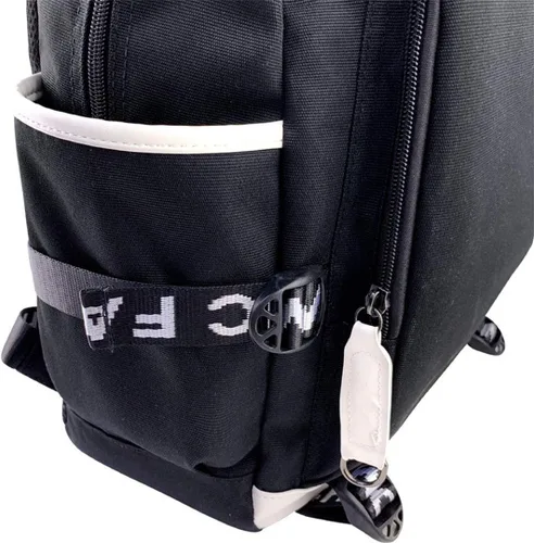 Vista 6 de GO2COSY Anime Demon Slayer Kimetsu no Yaiba Mochila, Negro 4, Mochilas Daypack