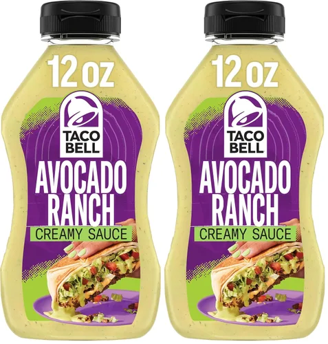 Vista 10 de Salsa Cremosa de Aguacate Ranch de Taco Bell, 12 onzas