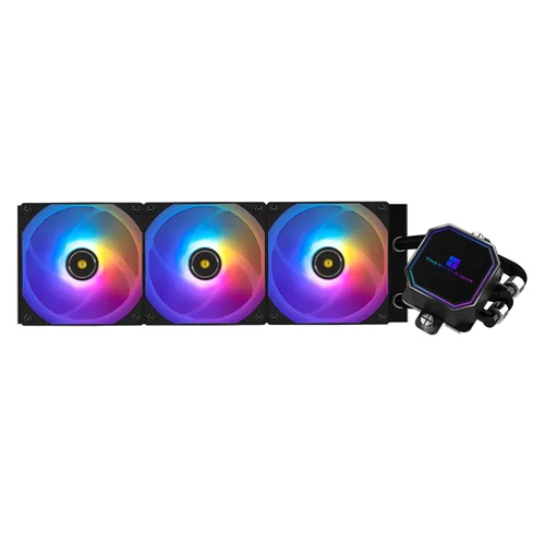 Vista 10 de Thermalright Frozen Prism 240 Enfriador de agua líquido negro para CPU con ventilador PWM de 4.724 in, especificación de fila fría negra de 240