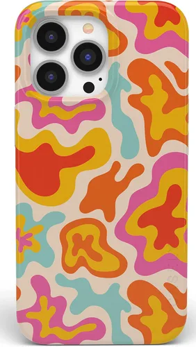 Vista 92 de Casely Funda para iPhone 14 Pro Max All Boo'd Up Fantasma púrpura Compatible con MagSafe Diseño clásico ultrafino