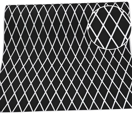 Vista 35 de 102.3" X 45.2" pulgadas, patrón de diamante, cubierta marina autoadhesiva, suelo de barco, cubierta de espuma EVA marina, antideslizante, para Gris