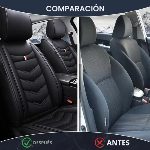 Vista 7 de Funda para Asiento de Auto 7 Plazas para Ford Expedition 2005-2025, Resistente al Desgaste Impermeable Deportiva, Funda de Asiento Deportiva de Negro