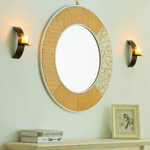 Vista 3 de Sziqiqi Apliques de Vela de Pared para Decoraciones, Apliques de Vela Metálicos Negros Montados en la Pared para Habitación, Pasillo, Entrada