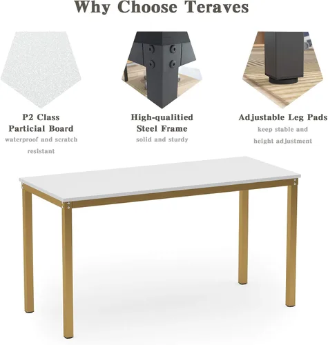 Vista 6 de Escritorio Teraves para computadora o mesa de comedor