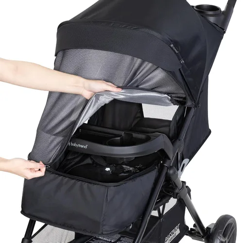 Vista 7 de Cochecito de Pasaporte® de Baby Trend, Ultra Negro
