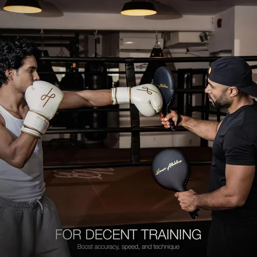 Vista 6 de Honor Athletics Professional Boxing and MMA Punching Paddles (Pair)